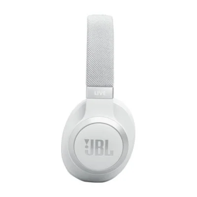 JBL Live 770NC Wireless On-Ear Headphones with True Adaptive Noise Cancelling – White